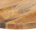 Dessus de table Ø 60x1,5 cm rond bois massif de manguier brut