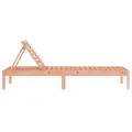 Chaise longue 199,5x60x74 cm bois massif de douglas