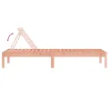 Chaise longue 199,5x60x74 cm bois massif de douglas