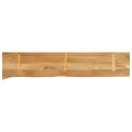 Dessus de table à bord vivant 180x20x2,5cm bois massif manguier