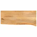 Dessus de table à bord vivant 90x20x2,5 cm bois massif manguier