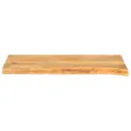 Dessus de table à bord vivant 90x20x2,5 cm bois massif manguier