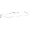 Dessus de table 110x40x3,8 cm ovale bois massif de manguier