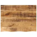Dessus de table 80x60x2,5 cm bord vif bois massif manguier brut