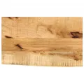 Dessus de table 60x30x3,8 cm bord vif bois massif manguier brut