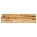 Dessus de table 60x30x3,8 cm bord vif bois massif manguier brut