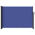Auvent latéral rétractable bleu 140x500 cm