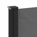 Auvent latéral rétractable anthracite 140x600 cm