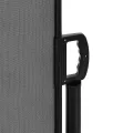 Auvent latéral rétractable anthracite 140x600 cm