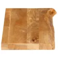 Dessus de table à bord vivant 90x20x3,8 cm bois massif manguier
