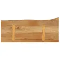 Dessus de table à bord vivant 90x20x3,8 cm bois massif manguier