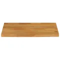 Dessus de table à bord vivant 80x60x2,5 cm bois massif manguier