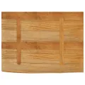 Dessus de table à bord vivant 80x60x2,5 cm bois massif manguier