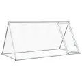 Cage pour poules argenté 200x105x91 cm acier galvanisé