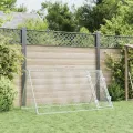 Cage pour poules argenté 200x105x91 cm acier galvanisé