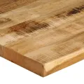 Dessus de table bord vivant 90x60x3,8 cm bois de manguier brut