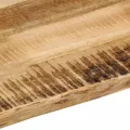 Dessus de table bord vivant 90x60x3,8 cm bois de manguier brut