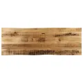 Dessus de table bord vivant 110x40x3,8 cm bois de manguier brut