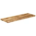 Dessus de table bord vivant 110x40x3,8 cm bois de manguier brut