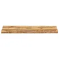 Dessus de table bord vivant 110x40x3,8 cm bois de manguier brut