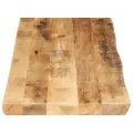 Dessus de table bord vivant 110x40x3,8 cm bois de manguier brut
