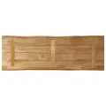 Dessus de table bord vivant 110x40x3,8 cm bois de manguier brut