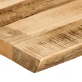 Dessus de table bord vivant 110x40x3,8 cm bois de manguier brut
