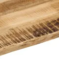 Dessus de table bord vivant 110x40x3,8 cm bois de manguier brut
