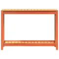 Table de rempotage avec étagère cire marron bois massif de pin