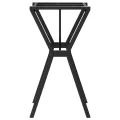 Pieds de table à manger cadre en Y 60x40x73 cm acier