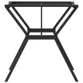 Pieds de table à manger cadre en Y 70x70x73 cm acier