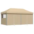 Tente de réception pliable escamotable avec 4 parois latérales