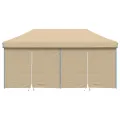 Tente de réception pliable escamotable avec 4 parois latérales