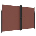 Auvent latéral rétractable Marron 200x1200 cm