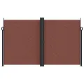 Auvent latéral rétractable Marron 200x1200 cm