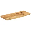 Dessus de table 70x20x2,5 cm bord vif bois massif manguier brut