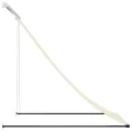 Auvent rétractable crème 150x150 m tissu et acier