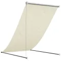 Auvent rétractable crème 150x150 m tissu et acier
