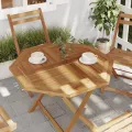 Dessus de table 80x80x2,5 cm octogonal bois de teck massif