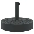 Base de parasol pour mâts Ø38 / 48 mm 25 kg rond
