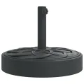 Base de parasol pour mâts Ø38 / 48 mm 25 kg rond