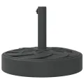 Base de parasol pour mâts Ø38 / 48 mm 25 kg rond