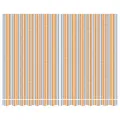 Tissu de remplacement pour auvent rayures multicolores 3,5x2,5m