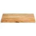 Dessus de table 80x60x3,8 cm bord vivant bois massif manguier