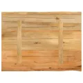 Dessus de table 80x60x3,8 cm bord vivant bois massif manguier