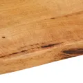 Dessus de table 80x60x3,8 cm bord vivant bois massif manguier