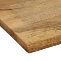 Dessus de table 90x80x2,5 cm bord vivant bois massif manguier