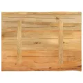 Dessus de table 80x60x2,5 cm bord vivant bois massif manguier