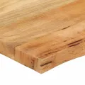 Dessus de table 80x60x2,5 cm bord vivant bois massif manguier