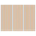 Tissu de remplacement pour auvent rayures multicolores 5x3,5 m
